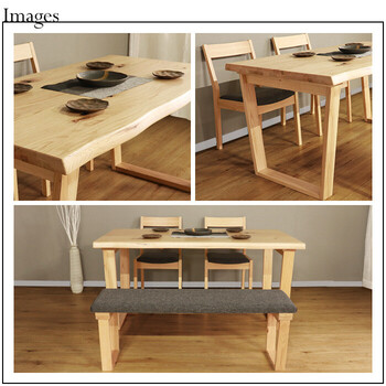 HEIM 世界に一つだけのダイニングテーブル150 ナチュラル 送料無料-4