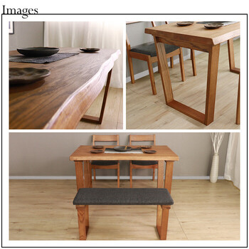 HEIM 世界に一つだけのダイニングテーブル120 ブラウン 送料無料-4