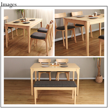 MOBEL 世界に一つだけのダイニングテーブル120 ナチュラル 送料無料-4