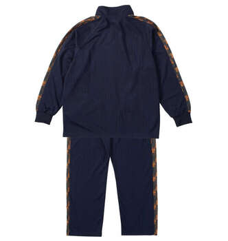 大きいサイズ Mc.S.P ハーフトーンドット切替ジャージセット 3L 4L 5L 6L 8L ネイビー×オレンジ ラッピング可 送料無料 即日発送-1