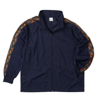 大きいサイズ Mc.S.P ハーフトーンドット切替ジャージセット 3L 4L 5L 6L 8L ネイビー×オレンジ ラッピング可 送料無料 即日発送-4