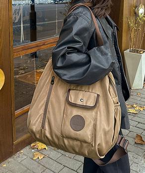 ナイロンリュック ショルダートートバッグ 送料無料 即日発送-4