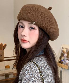 レディース ベレー帽 秋冬 飾り 送料無料 即日発送-4