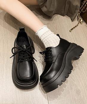 厚底ローファー トラックソール シューズ 送料無料 即日発送-3