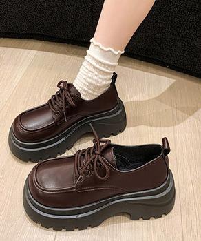 厚底ローファー トラックソール シューズ 送料無料 即日発送-5