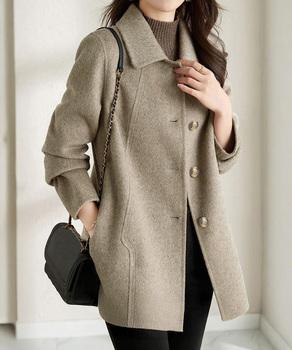 テーラードジャケット ミディコート 送料無料 即日発送-5