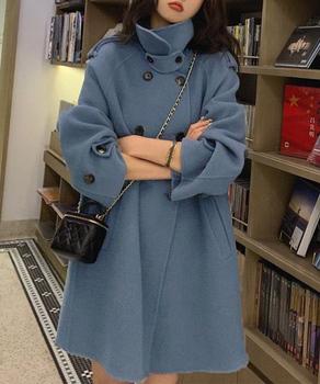 ダブルブレストトレンチコートミディアム丈 送料無料 即日発送-6