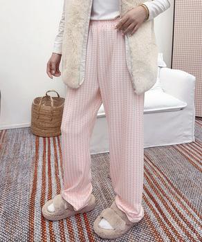 ギンガムチェック ルームパンツ表裏微起毛 送料無料 即日発送-5