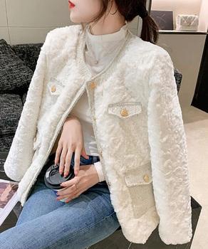 中綿入りファージャケット秋冬ボアアウター 送料無料 即日発送-6