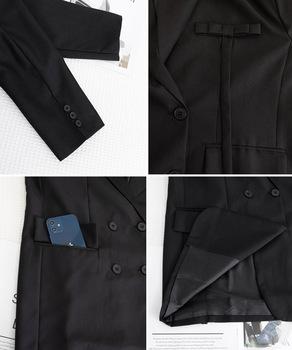 ダブルボタンテーラードジャケットアウター 送料無料 即日発送-9