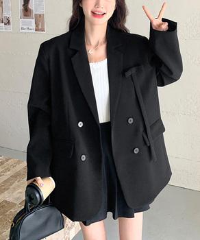 ダブルボタンテーラードジャケットアウター 送料無料 即日発送-1