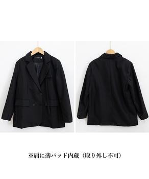 ダブルボタンテーラードジャケットアウター 送料無料 即日発送-8