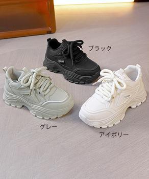スニーカー ダッドスニーカー レディース 厚底靴美脚 送料無料 即日発送-1