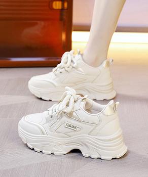 スニーカー ダッドスニーカー レディース 厚底靴美脚 送料無料 即日発送-5