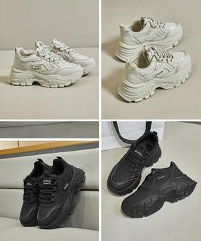 スニーカー ダッドスニーカー レディース 厚底靴美脚 送料無料 即日発送-8