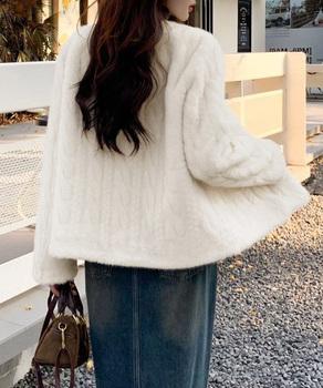 ノーカラーファージャケットゴールドボタン 送料無料 即日発送-3