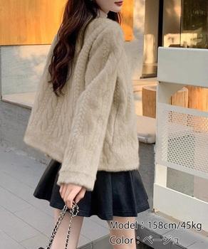 ノーカラーファージャケットゴールドボタン 送料無料 即日発送-7