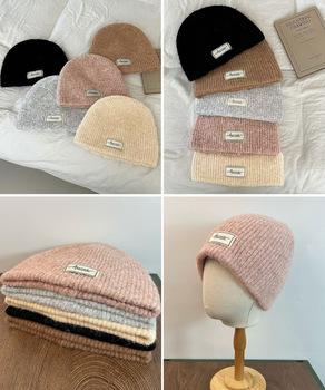 ロゴニット帽子レディース ニットキャップ 送料無料 即日発送-8