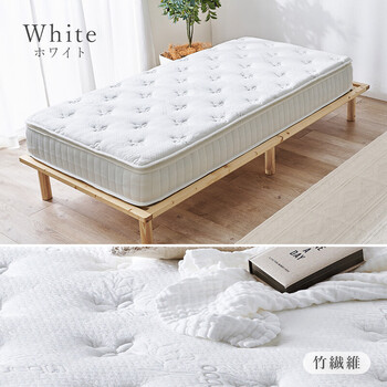 ピロートップ付きマットレス シングル ポケット KM 3322 S BK 送料無料-17