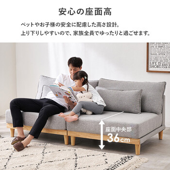 ソファー ソファLSF 4442 B BR LS 送料無料-4