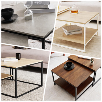 レイアウトの自由度が高いネストテーブル　KT 3775BR 送料無料-2