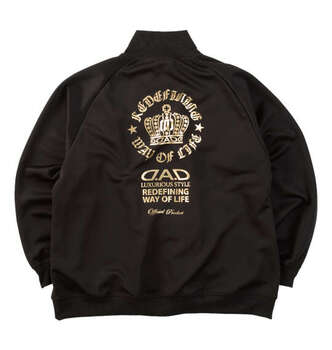 大きいサイズ D.A.D ジャージセット 3L 4L 5L 6L 7L 8L ブラック×ゴールド ラッピング可 送料無料 即日発送-3