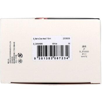 BOODY メンズ クルーネックTシャツ ホワイト Mサイズ 1枚入 送料無料-4