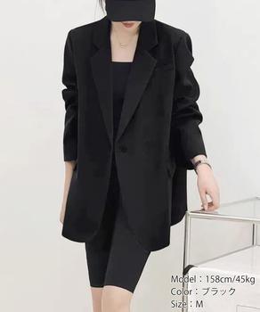 テーラードジャケット ゆったりレディース 送料無料 即日発送-2