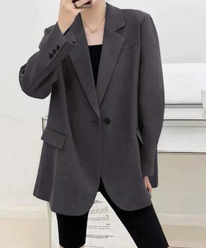 テーラードジャケット ゆったりレディース 送料無料 即日発送-5