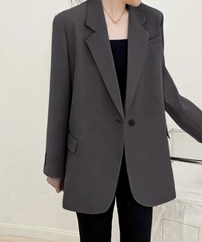 テーラードジャケット ゆったりレディース 送料無料 即日発送-6