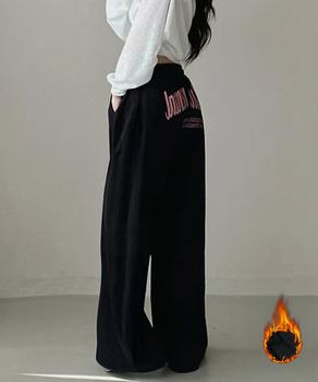 バッグプリントワイドスエットパンツ 送料無料 即日発送-3