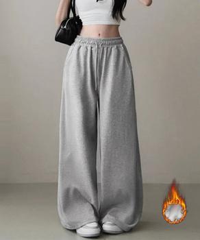 バッグプリントワイドスエットパンツ 送料無料 即日発送-5