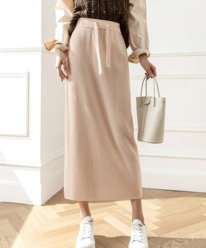 ロングスカート ミモレ丈 秋冬服 送料無料 即日発送-4