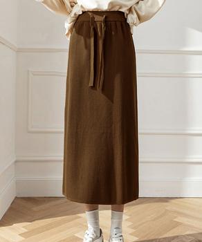 ロングスカート ミモレ丈 秋冬服 送料無料 即日発送-5