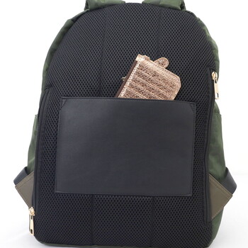 柄生地10ポケット A4対応リュック A4収納可能  COOCO 送料無料 即日発送-10