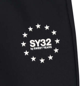 大きいサイズ SY32 by SWEET YEARS ダブルニットパンツ 3L 4L 5L 6L ブラック ラッピング可 送料無料 即日発送-3