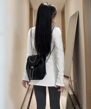 ロングTシャツ 重ね着フィットカットソー 送料無料 即日発送-5