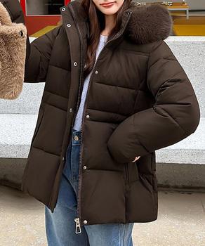 フーディーダウンジャケット 中綿アウター 送料無料 即日発送-6