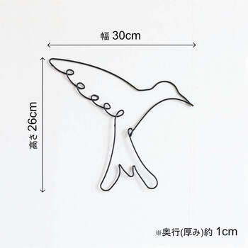 ウォールアクセント 壁掛け 壁飾り 鳥　可愛らしい鳥の壁飾り 送料無料-5