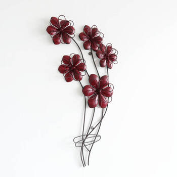 ウォールアート 壁掛け 壁飾り レッド 送料無料-1