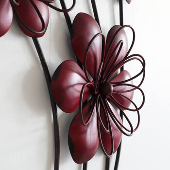 ウォールアート 壁掛け 壁飾り レッド 送料無料-2