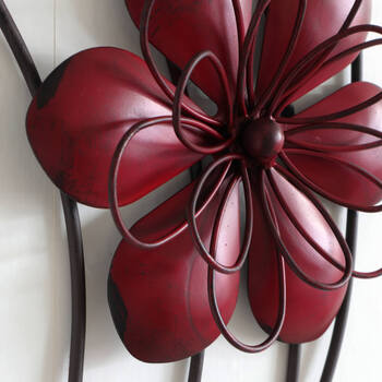 ウォールアート 壁掛け 壁飾り レッド 送料無料-3