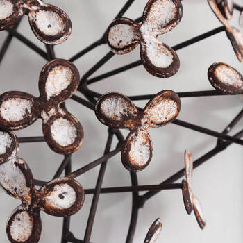 ウォールアートパネル 壁掛け 壁飾り アンティークホワイト 送料無料-2