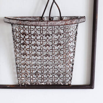 ウォールアートパネル 壁掛け 壁飾り アンティークホワイト 送料無料-3