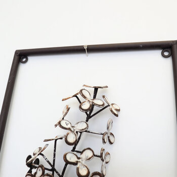 ウォールアートパネル 壁掛け 壁飾り アンティークホワイト 送料無料-4