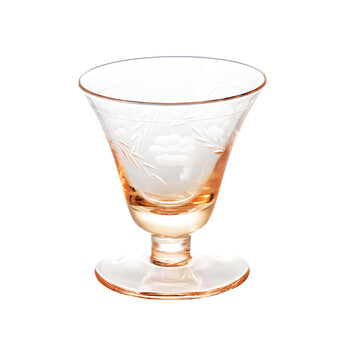 手彫硝子 高台珍味入 ルリ ロゼ ヒワ カットグラス 2セット 送料無料-5