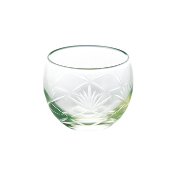 手彫硝子 丸珍味入 ルリ ロゼ ヒワ カットグラス 2セット 送料無料-8