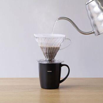 フタ付き保温マグ300 ブラック 送料無料 即日発送-1