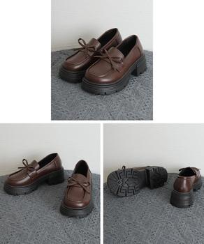 ローファー レディース レザー調 リボン 送料無料 即日発送-8