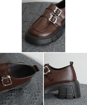 厚底ローファー 美脚 レディース 送料無料 即日発送-9